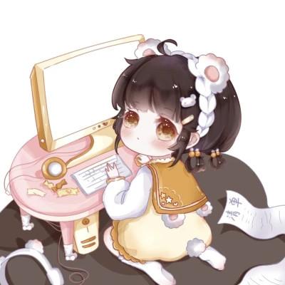 卡通头像女可爱q版(60张)