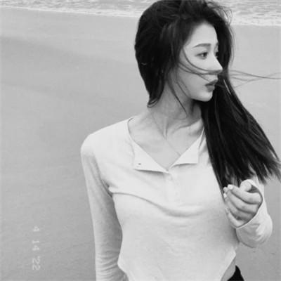 女士高冷黑白头像图片高清112张