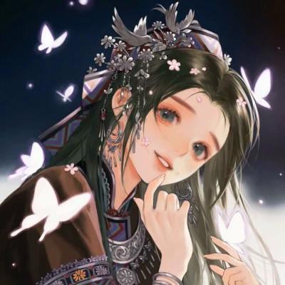 微信头像汉服女古风动漫 化身古风美娇娘