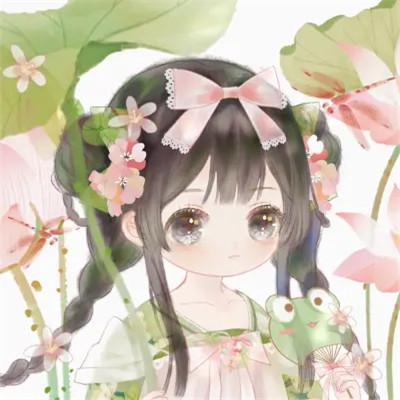 卡通头像女可爱q版(60张)