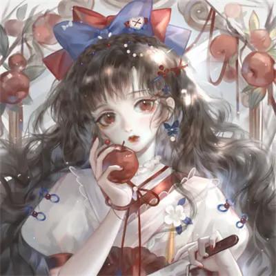 女生绝美手绘头像60张