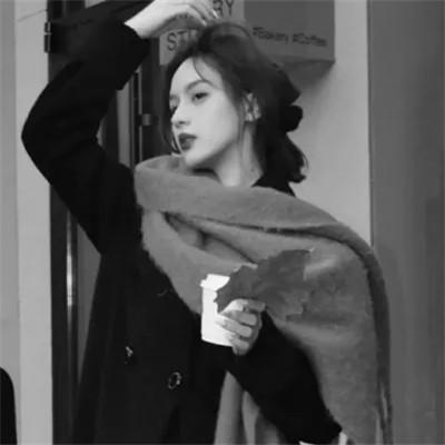 女士高冷黑白头像图片高清112张
