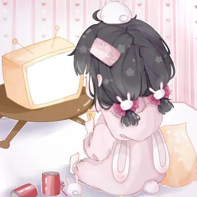 卡通头像女可爱q版(60张)