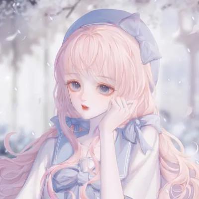 女生绝美手绘头像60张