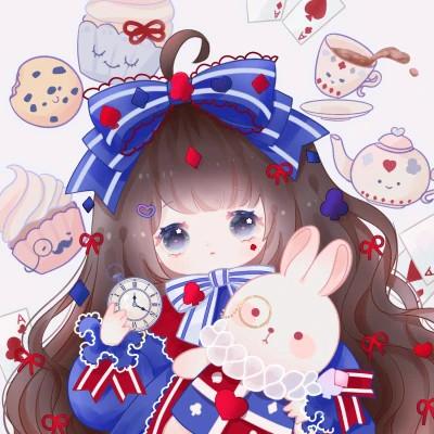 卡通头像女可爱q版(60张)