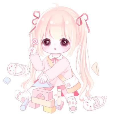 可爱女生头像卡通呆萌q版114张