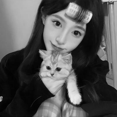 女士高冷黑白头像图片高清112张