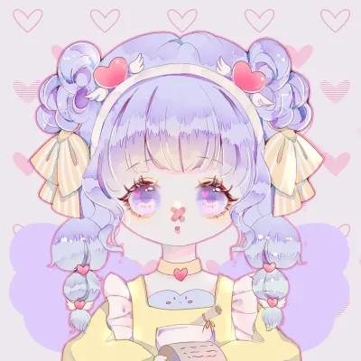 可爱女生头像卡通呆萌q版114张
