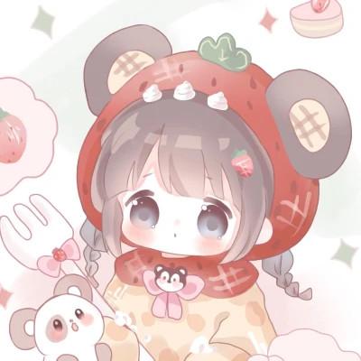 卡通头像女可爱q版(60张)