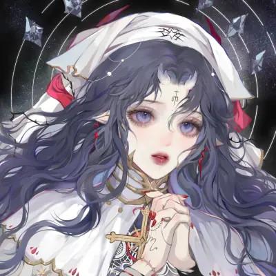 女生绝美手绘头像60张