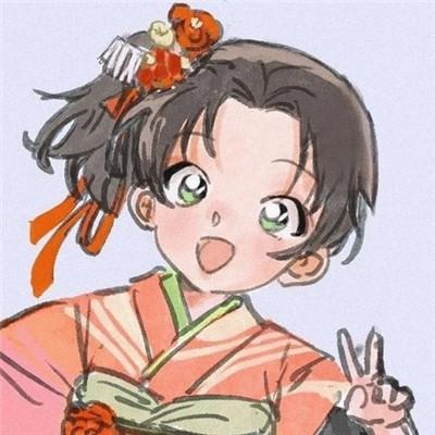 名侦探柯南新年情头一男一女图片