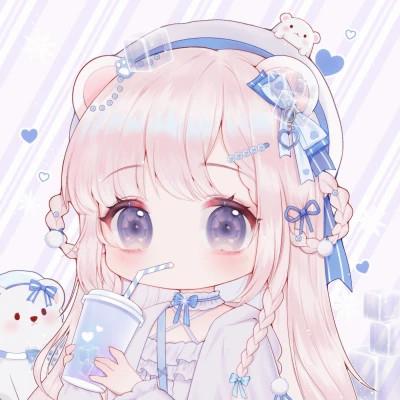 卡通头像女可爱q版(60张)