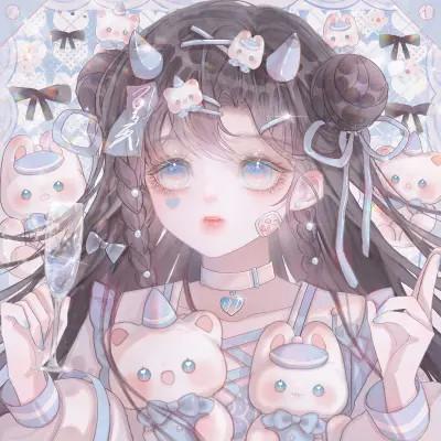 女生绝美手绘头像60张