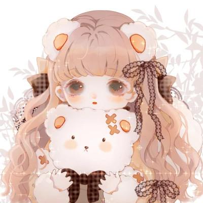 卡通头像女可爱q版(60张)