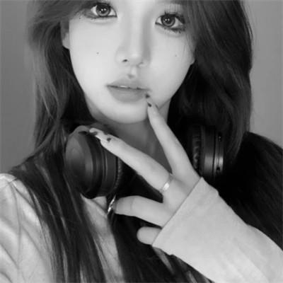 女士高冷黑白头像图片高清112张