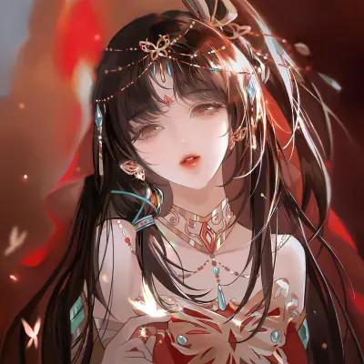 女生绝美手绘头像60张