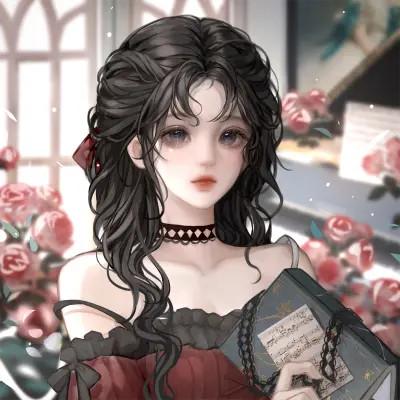 女生绝美手绘头像60张