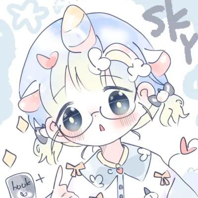 卡通头像女可爱q版(60张)