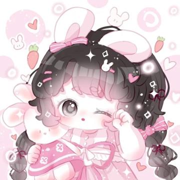 卡通头像女可爱q版(60张)