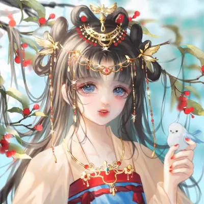 女生绝美手绘头像60张