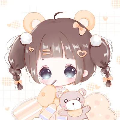 可爱女生头像卡通呆萌q版114张