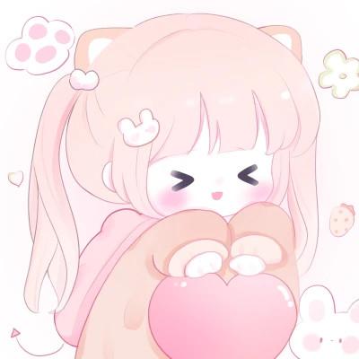 可爱的卡通头像女生呆萌
