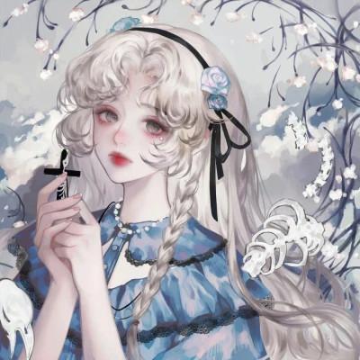 女生绝美手绘头像60张