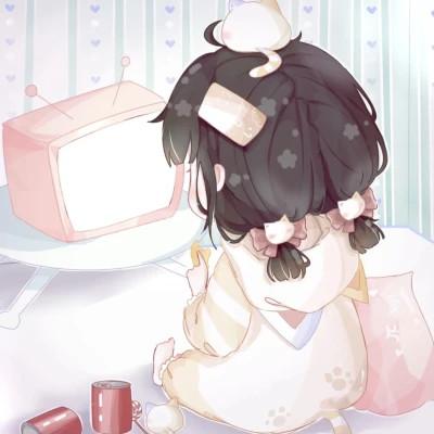 卡通头像女可爱q版(60张)