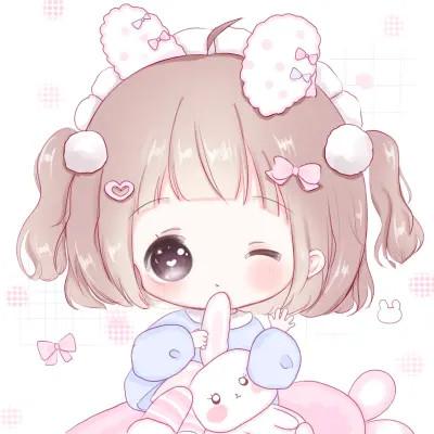 可爱女生头像卡通呆萌q版114张
