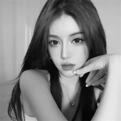 女士高冷黑白头像图片高清112张