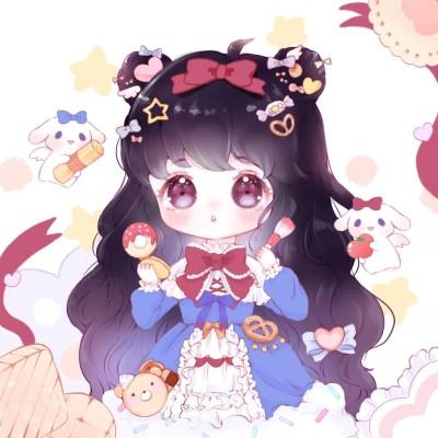 可爱女生头像卡通呆萌q版114张