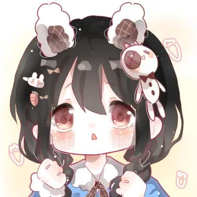 卡通头像女可爱q版(60张)