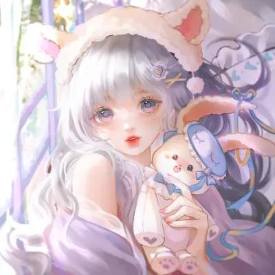 女生绝美手绘头像60张