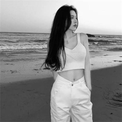女士高冷黑白头像图片高清112张