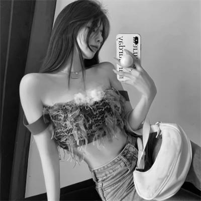 女士高冷黑白头像图片高清112张
