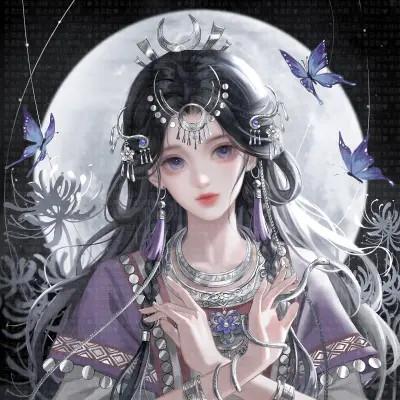 女生绝美手绘头像60张
