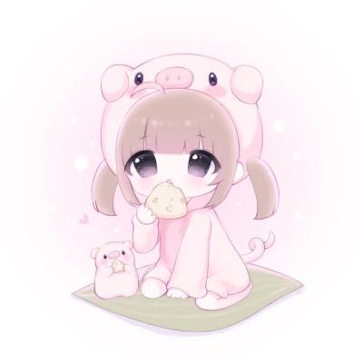 卡通女孩图片可爱萌头像118张