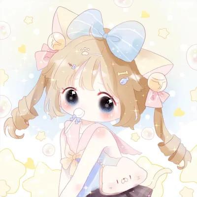 女生q版头像呆萌可爱高清图片