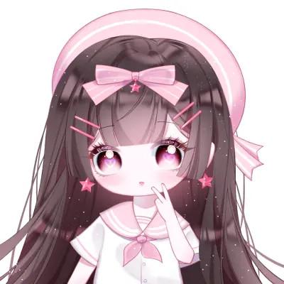 卡通图片可爱女生微信头像60张
