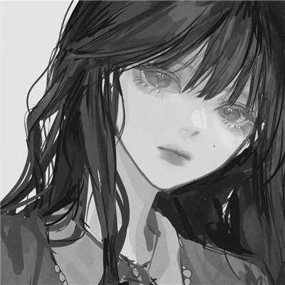 高质量漫画风黑白女漫头103张