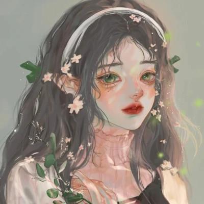 高级头像女生小众手绘漫画