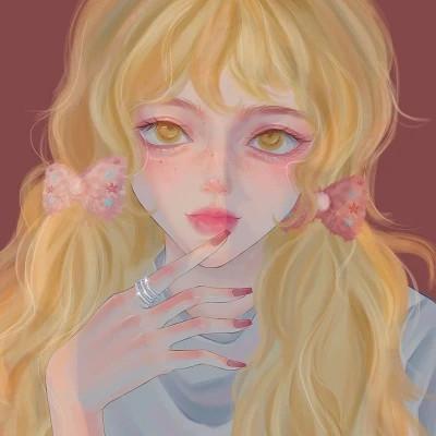 高级头像女生小众手绘漫画
