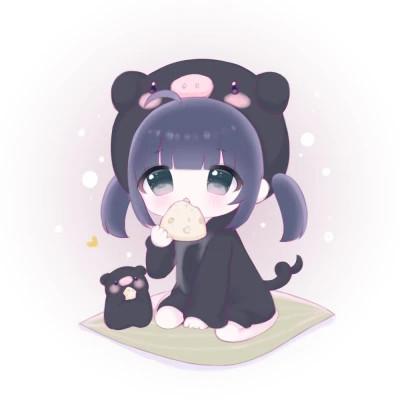 卡通女孩图片可爱萌头像118张