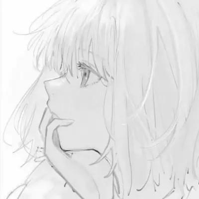 高质量漫画风黑白女漫头103张