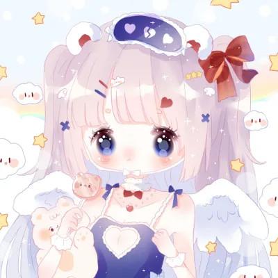 女生q版头像呆萌可爱高清图片