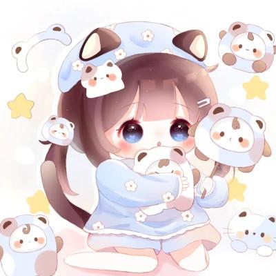 女生q版头像呆萌可爱高清图片