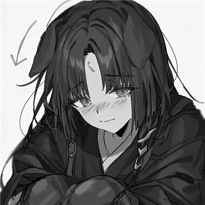 高质量漫画风黑白女漫头103张