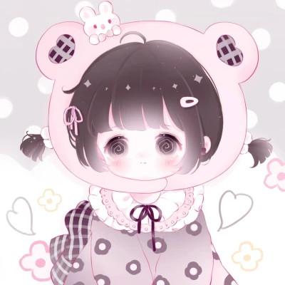 女生q版头像呆萌可爱高清图片