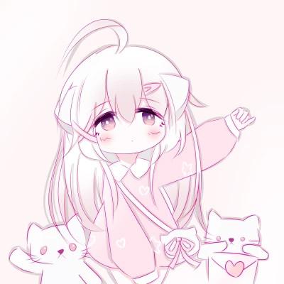 卡通图片可爱女生微信头像60张