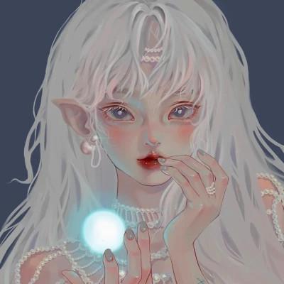 高级头像女生小众手绘漫画